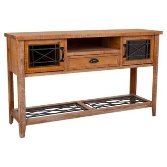 Wanderlust Deco Wanderlust Deco - Recibidor De Madera Marr&oacute;n 145x36x80