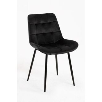 Regalos Miguel Sillas Comedor - Silla Teray Terciopelo - Negro
