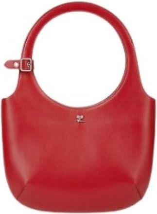 Courr&egrave;ges Coqueline Bag - Dames - Handtassen - Rood - ONE Size - Leer - Tassen