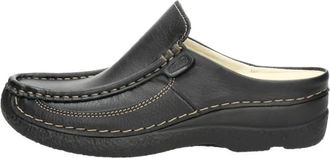 Wolky Roll Slide - Heren - Slip ons - Zwart - 36 EU - Wol - Schoenen