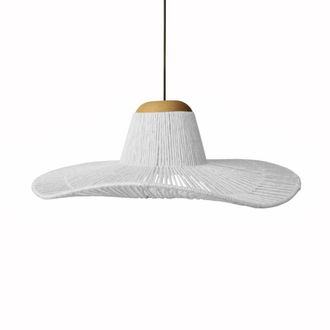 Tosel Suspensi&oacute;n metal Alt.90cm natural ;Pantalla: blanco