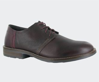 Naot Mens Chief Dress Shoe In Smm - Soft Brown/bordeaux