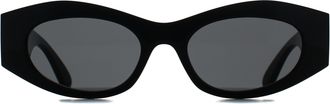 Versace Cat Eye Womens Black Dark Grey VE4488U - One Size