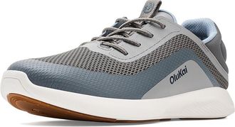 Olukai Kialoa Mens Shoes Charcoal/Sharkskin : 10.5 D - Medium, Textile