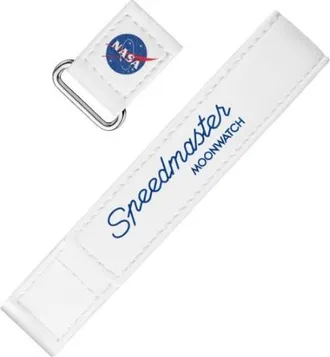 Omega Speedmaster Moonwatch 20 mm White Velcro Two-Piece Watch Strap 032CWZ016041