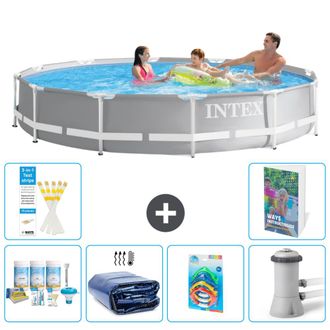 Intex Piscina Prism Frame Redonda - 366x76 Cm - 7-piezas S108