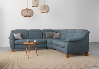 HOME AFFAIRE Ecksofa »Caldera L-Form« Federkern, wahlweise mit Kopfteilverstellung, Bettfunktion, Bettkasten