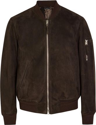 Tom Ford Suede Bomber Jacket - Chocolate - 50 (IT50 / L)