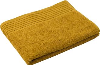 Gözze Duschtuch »Hanna« moderne Uni Farben, mit strukturierter Bordüre, reine Baumwolle