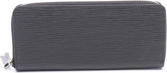 Louis Vuitton Epi Black Epi Leather Long Wallet (Bi-Fold) (Pre-Owned)