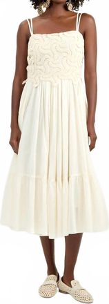 Trina Turk Bayo Midi Dress In Bonita Beige
