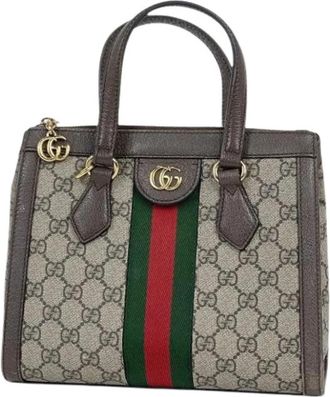 Gucci Pre-owned Vintage Tote Bag - Dames - Vintage Shopper - Beige - ONE Size - Vintage