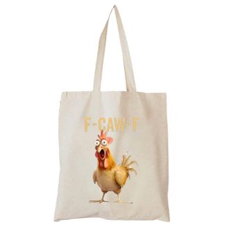 Generic Canvas Tote Bag, Chicken Storage Tote, Shoulder Handbag, for Travel Beach Work School College Dorm Gym Shopping Grocery Nurse Women Men