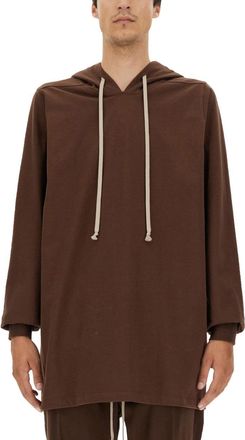 Rick Owens Hooded T-Shirt-Uomo