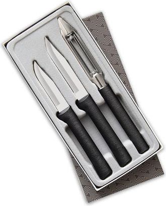 Rada 3 Piece Kitchen Basics Knife Set with Gift Box in Black at Nordstrom