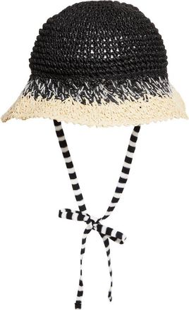 Missoni Woven Straw Bucket Hat in 0002 Black at Nordstrom