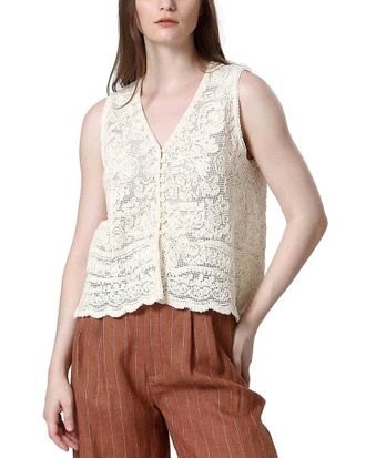 See U Soon Boho Lace Vest