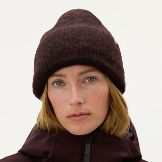 Halfdays Mohair Beanie Brown