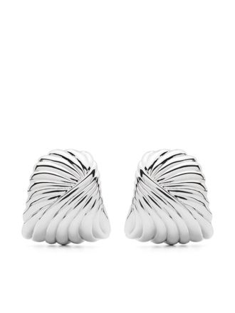 Missoma Ripple stud earrings - Argento