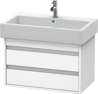 Duravit Duravit - Ketho Neceser De Pared 6637, 2 Cajones, 750mm, Para Vero