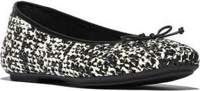 FitFlop Delicato Woven Mary Jane Flat in Black/Ivory Mix at Nordstrom Rack, Size 7.5