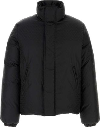 Alexander McQueen Black Mock Collar Jacket