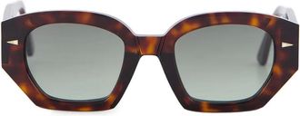 Ahlem Occhiali da sole geometrici - Marrone