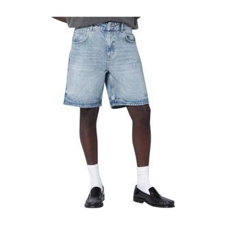 Represent Denim Shorts, male, Blue, Size: W32 R10T Tailored Denim Shorts