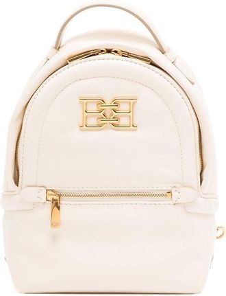 Bally leather logo backpack - women - Leather - OS - White