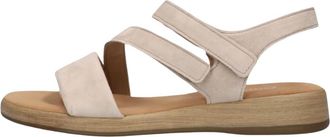 Gabor Beige Su&egrave;de Sandalen - Dames - Sandalen - Beige - 38 EU - Su&egrave;de - Schoenen