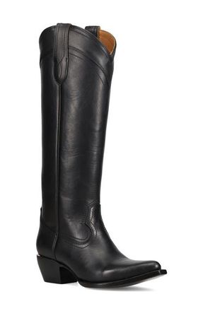 Frye Sacha Knee High Western Boot in Black at Nordstrom, Size 7.5