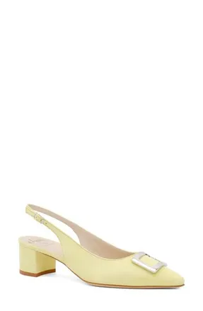 Amalfi By Rangoni Padrino Slingback Pump in Green Cashmere at Nordstrom, Size 6.5