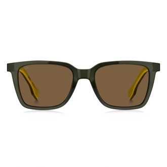 HUGO BOSS Brown Square Mens Sunglasses BOSS 1574/S 0GP7/70 53