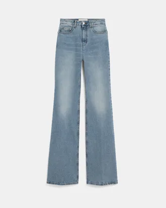 Ami Blue flare-fit cotton jeans Blue - 25 - for Women