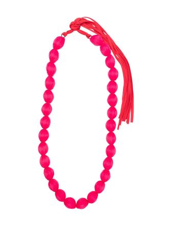 Pleats Please Issey Miyake Shibori necklace - Pink
