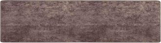 vidaXL Pasillo De Alfombra Marsa Gris 80 X 400 Cm Poli&eacute;ster Y Pvc Vidaxl