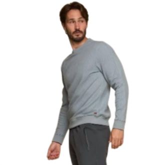 Fundamental Coast Mens Maverick Crew Neck Sweatshirt In Limestone