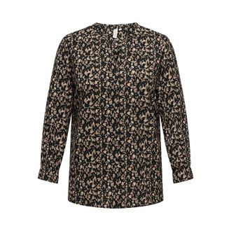 Only Carmakoma Bedrukte blouse met lange mouwen