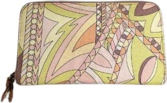 Emilio Pucci Pre-owned Portemonnee met rits - Dames - Vintage Accessoires - Veelkleurig - ONE Size - Vintage