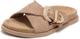 Emanuelle Vee N7499 Ciabatta WO Slippers - Dames - Sandalen - Beige - 39 EU - Su&egrave;de - Schoenen