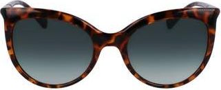 Longchamp Roseau 53mm Gradient Cat Eye Sunglasses in Havana at Nordstrom Rack