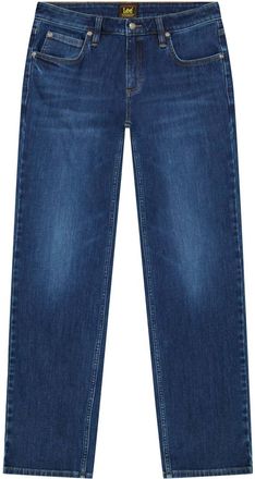 Lee Straight-Jeans LEE Lee Jeans Zoe, Damen, Gr. 26, L&auml;nge 33, blau, Obermaterial: 81% Baumwolle CO. 17% Polyester PES. 2% Elasthan EL., Jeans Straight-Je