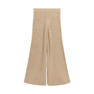 By Malene Birger Dames, Broeken, Beige, Maat: XS Wol