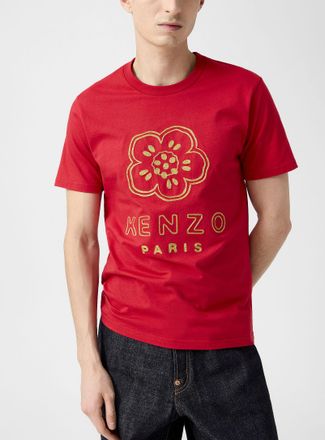 Kenzo Mens Boke flower embroidered T-shirt