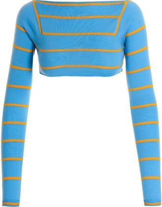 Emilio Pucci Emilio Pucci Cut Out Cropped Sweater