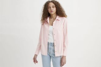 Levi's Classic Shirt - Womens - XS - Pink / Potpourri