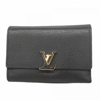 Louis Vuitton Black Wallet (Tri-Fold) (Pre-Owned)