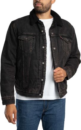 Levi's Type 3 Sherpa Trucker Jacket, Zwart