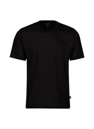 Trigema T-Shirt TRIGEMA TRIGEMA T-Shirt aus 100% Baumwolle, Herren, Gr. XXL, schwarz, 100% Baumwolle, Basic, Shirts T-Shirt