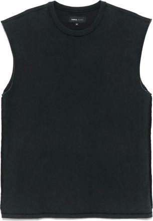 Purple Canotta in cotone - Nero